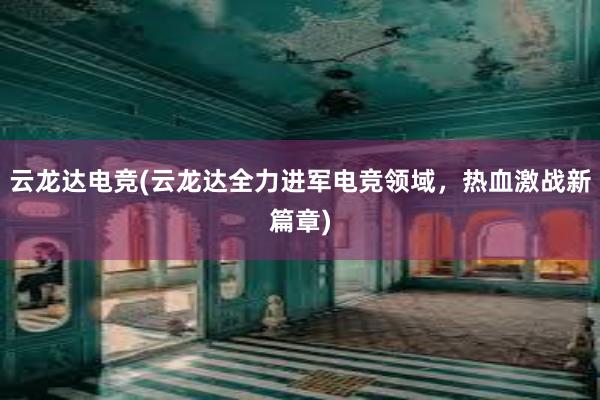 云龙达电竞(云龙达全力进军电竞领域，热血激战新篇章)