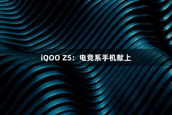 iQOO Z5：电竞系手机献上