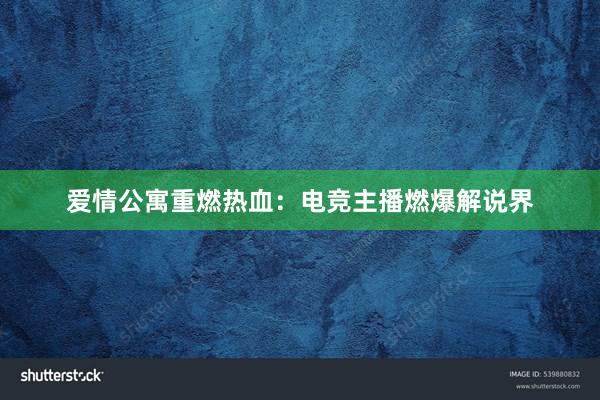 爱情公寓重燃热血：电竞主播燃爆解说界